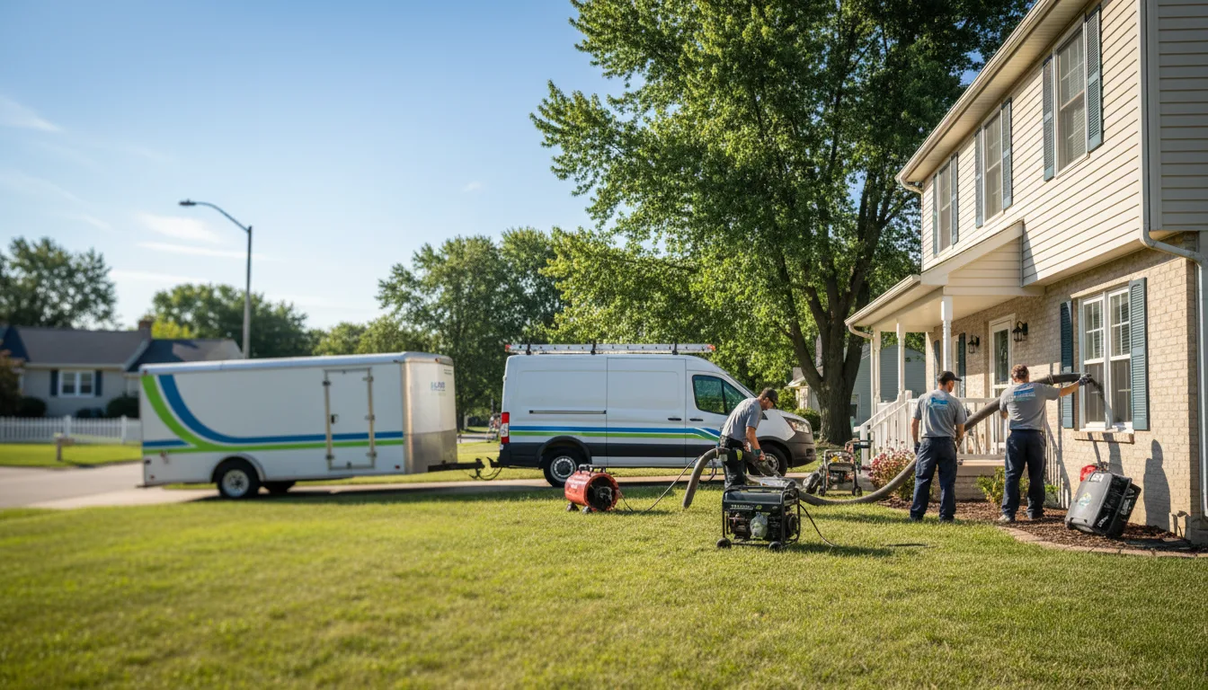 Flooded Basement Restoration And Cleanup With Repair in Broadus, MT near me
